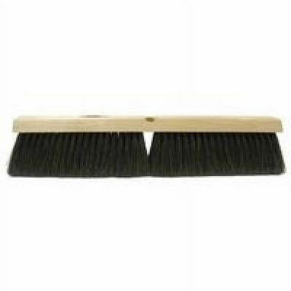 Horsehair/Polypropylene Blend Fine Sweep Brush, 24 in Hardwd, 3 in Trim