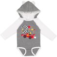 thumbnail image 3 of Inktastic Happy 2nd Birthday red racing car Boys or Girls Long Sleeve Baby Bodysuit, 3 of 5