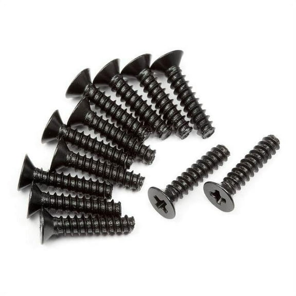 HPI Racing HPIZ478 M2.6 x 12 mm TP Flat Head Screw, 12 Piece