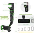 thumbnail image 3 of Soporte para teléfono con espejo retrovisor giratorio y retráctil de 360° para coche: compatible con todos los teléfonos móviles, diseño fijo antivibración en las cuatro esquinas, 3 of 6