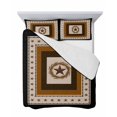 thumbnail image 7 of Quilts King Size Bedding Set, Brown Beige Western Lightweight Quilted Comforter, Vintage Texas Stars Country Wheats Soft Reversible Bedspread Coverlet with Pillow Covers for All Season, 96" x 106", 7 of 7