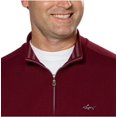 thumbnail image 2 of GREG NORMAN Mens Contemporary Ribbed Quarter-Zip Lightweight Sweater (Hawk, Medium), 2 of 4
