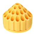 thumbnail image 3 of Nail Drill Storage Case Rotatable Drill Pin Storage Box Workshop Organization Yellow 10.5X10.5X9CM Practical Design 1Pcs, 3 of 3