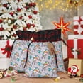 thumbnail image 6 of Rocae Unicorn DoingYoga Print Christmas Drawstring Linen Gift Bag with Drawstrings Treat Bag Goody Present Bags for Christmas Party Favor, 6 of 8