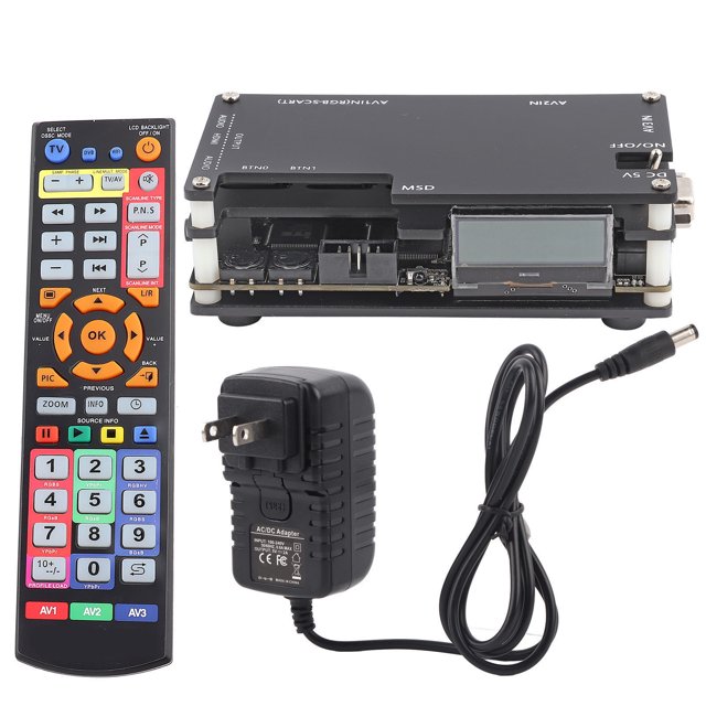 Pour Scart Vidéo Convertisseur Vga Signal Entrée Moniteur LCD pour Scart Convertisseur Rgbs Différence de Couleur Anciennes Consoles de Jeux pour Frame Arcade Maison