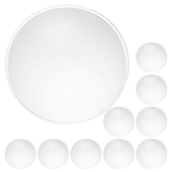10Pcs Magnification Lens Magnifying Lens Convex Lens Acrylic Magnifier Lens Magnifier Making Tools