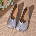 thumbnail image 6 of VOUZZA Women's Split Toe Ballet Flats Breathable Mesh Upper Slip On Shoes Flexible Flat Sole Casual Loafers for Walking and Casual Outfits, 6 of 8