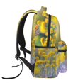 thumbnail image 3 of Fotbe Flowers And Butterflies Pattern Casual Backpack for School, Travel, and Outdoor Activities - Durable, Lightweight, and Comfortable, 3 of 5