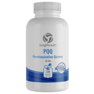 LongLifeNurti PQQ 20 mg - 120 Vegetarian Capsules for Better Sleep Quality
