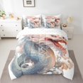 thumbnail image 2 of 7 Pcs Magical Dragon Bed in a Bag Full Comforter Set,Mysterious Ancient Animal Sheet Set,Horror Gothic Bedding with Comforter,Vintage Chinese Dragon Scales Quilt Cover, 2 of 5