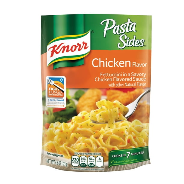 Knorr Pasta Sides Chicken Flavor, 8.6 FO - Walmart.com - Walmart.com