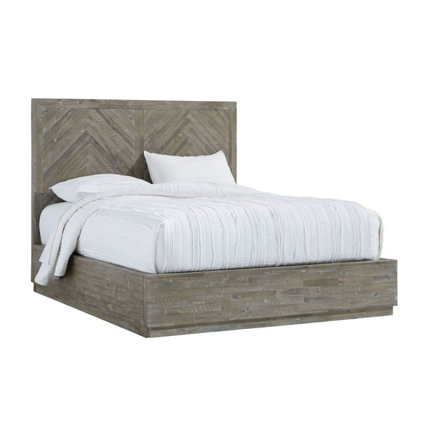 Modus Herringbone 4 Pc Cal King Storage Bedroom Set In Rustic Latte Com Modus Herringbone 4 Pc Cal King Storage, California King Rustic White Bedroom Set
