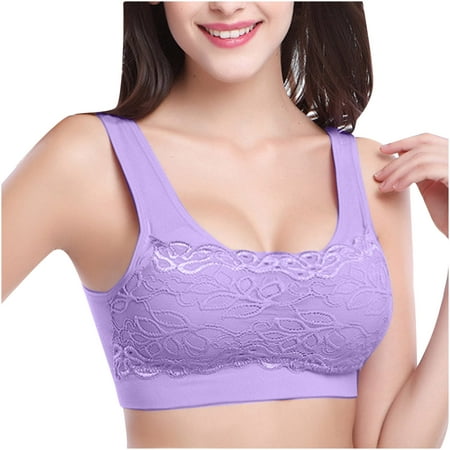 

Women s Bra Plus Size Push Up Pure Comfort Wireless Bras Perfect Fit Lightly Lined Memory Touch Breathable Bralette
