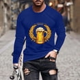thumbnail image 2 of PuLe Men's Hoodie Men's Fashion Long Sleeve Oktoberfest T Shirt Casual Beer Pub Prints Sports Tops Mens A Shirt Men Shirt, 2 of 5