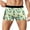 Green, variant on TSADFHJI Manmade Underwear Men Mens St Patricks Day Underwear Breathable Trend Novel Digital 3D Printed Boxers Underwear S Brown