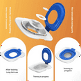 thumbnail image 3 of Cat Toilet Training Kit, Universal Reusable Cat Toilet Trainer, Cat Toilet Training Seat Tool for Pet Cleaning Blue Plastic Blue, 3 of 6
