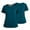 Dark Blue, variant on Resivox Scrubs for Women Plus Size Nursing Uniforms Petite V-Neck Scrub Shirts Scrub Tops Medical Scrubs Tall Scrubs Black L