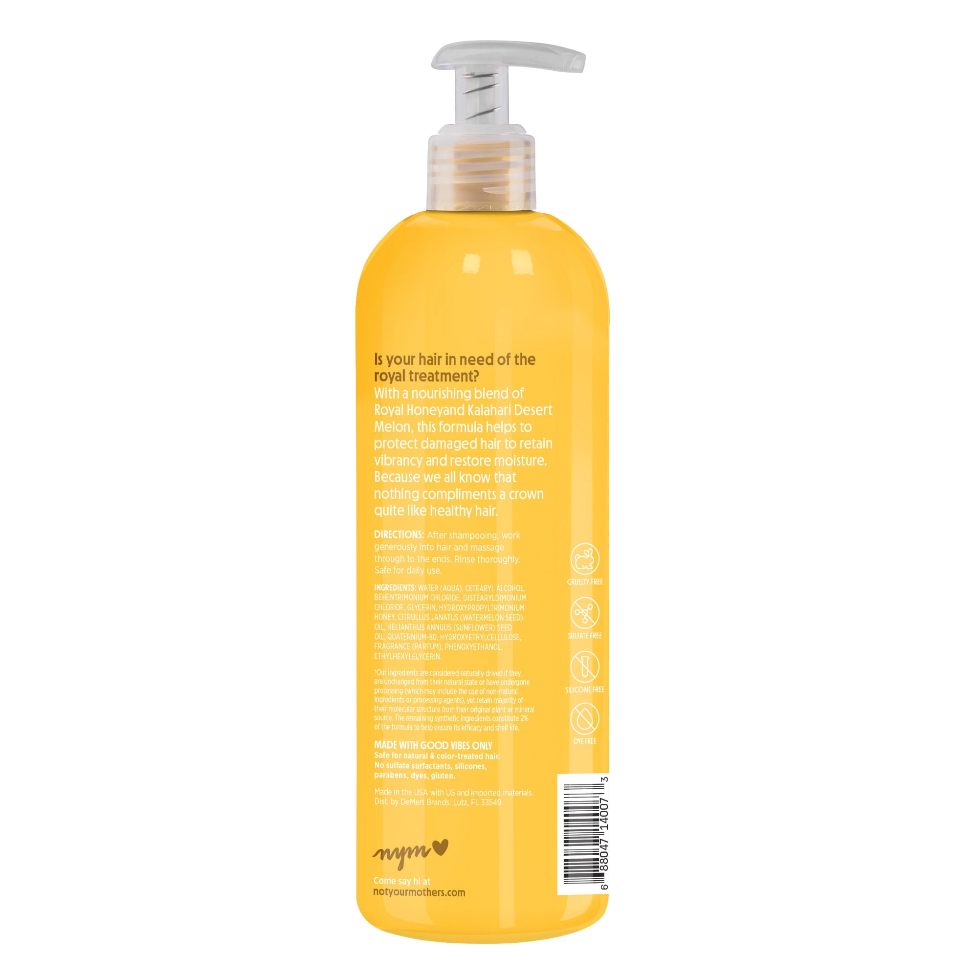 Not Your Mother's Naturals Royal Honey & Kalahari Desert Melon Leave-In  Conditioner, 8 Oz 