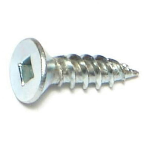 #10 x 3/4" Zinc Square Drive Flat Head Wood Screws WSFS-299 (85 pcs.)