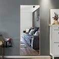 thumbnail image 2 of NeuType Full Length Mirror Floor Rectangle Gold 55"x16", 2 of 9