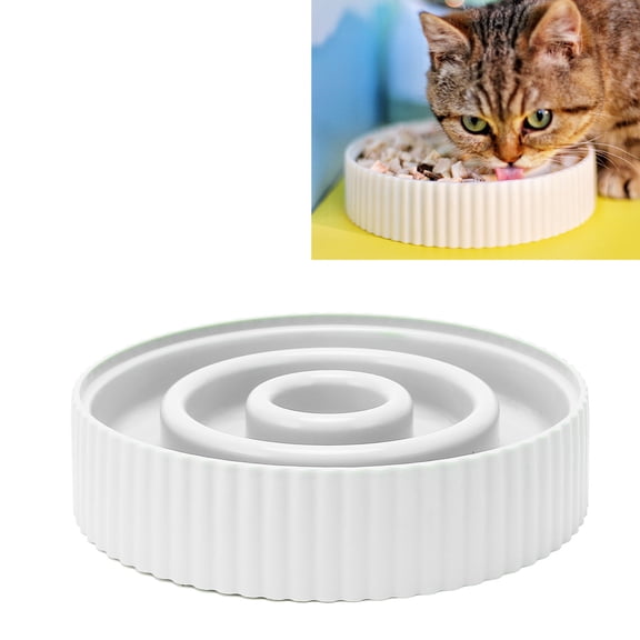Cuenco Para Mascotas De Alimentación Lenta, Cuenco De Comida Rompecabezas Para Perros Y Gatos Con Base Antideslizante, Extendido Para Comer Lentamente Hasta 10 Veces, Evita