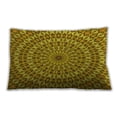 thumbnail image 1 of Ahgly Company Patterned Indoor Rectangular Dark Bisque Brown Lumbar Throw Pillow, 13 inch by 19 inch, 1 of 5