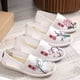 thumbnail image 4 of XIHAHA, zapatos de malla Vintage hechos a mano para mujer, zapatos planos bordados de tela de algodón suave, cómodas zapatillas para caminar para mujer con, 4 of 5