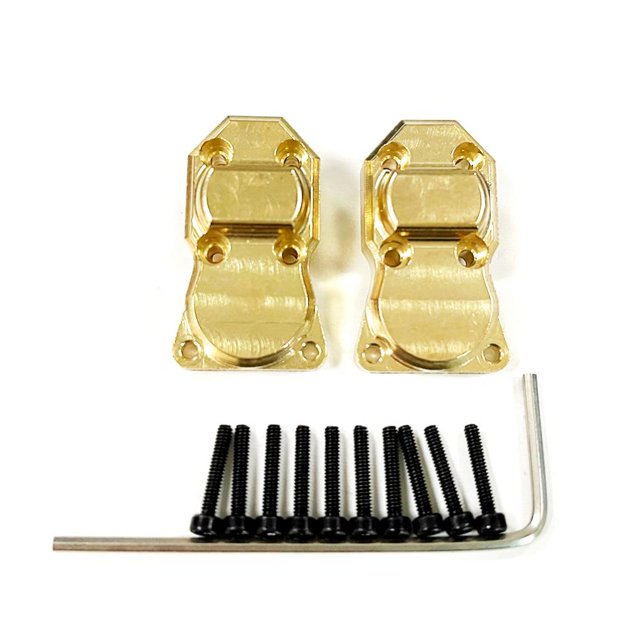 ZheElen Brass Light Weight Axle Cover For 1/24 Axial SCX24 RC Car Part RC Car Accessories Replacement Parts RC Upgrade Part