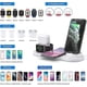 thumbnail image 3 of Cargador inalámbrico 6 en 1 compatible con Iphone/samsung/apple Iwatch/airpods Pro, estación de carga rápida (hy), 3 of 5