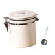 thumbnail image 4 of Utensilios de almacenamiento para granos de café con cuchara de acero Tanque de almacenamiento hermético para blanco 1.5L, 4 of 8