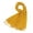 Yellow, variant on Women's Solid Fringed Long Warm Scarf with Soft Texture for Fall Winter Daily