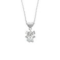 thumbnail image 2 of Delight Jewelry Silvertone Mini Scottie Dog Silver tone Bow Heart Necklace, 2 of 4
