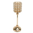 thumbnail image 1 of Gold Candle Holder, European Style 13.8in High  Candle Holder High Foot  For Party, 1 of 8