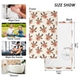 thumbnail image 2 of Cute Elk Pattern Bath Towel 100% Cotton Soft Thick High Absorbency Hand Face Towel Single Pack 16x28in, 2 of 7