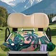 thumbnail image 3 of Uourmeti Palm Tree Golf Cart Seat Covers Front Pockets, Fit for Club Car Old Ds Golf Cart Summer Suitable for Club Car DS Precedent EZGO, 3 of 8