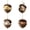 Set-3, variant on 1PC Animal Christmas Ornaments 2D Acrylic Seasonal Hangable Decorations for Christmas Tree Home Office Living Room Garden Front Door Wall Mantel Window Wreath,3.14 Inch