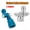 Blue, variant on SENRISE Swivel Joint Head for Airless Sprayer Spray Gun Multi-Angle Rotation Alloy Universal Sliver/Blue