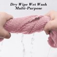 thumbnail image 4 of All-Purpose Kitchen Cleaning Cloths | Reusable & Absorbent Dish Wipes | 30x30cm Microfiber Cleaning Rags | Removes Grease & Stains | Machines Washable | Gray/Beige, 4 of 5