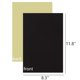 thumbnail image 4 of 10 hojas de tela de fieltro autoadhesiva, 210*297MM, joyero negro, paño flocado de pelusa, accesorio, mostrador, tapete de exhibición, 4 of 4