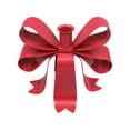 thumbnail image 2 of Rijanmt Valentine's Metal Bow Taper Art Candlestick Holder,Vintage Candle Stick Holder Candelabra,For Holiday Home Decor Fireplace Mantel Wedding Party Housewarming Gift,7.48X7.08X5.9",Red, 2 of 6