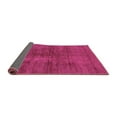 thumbnail image 2 of Ahgly Company Indoor Round Abstract Purple Modern Area Rugs, 8' Round, 2 of 4