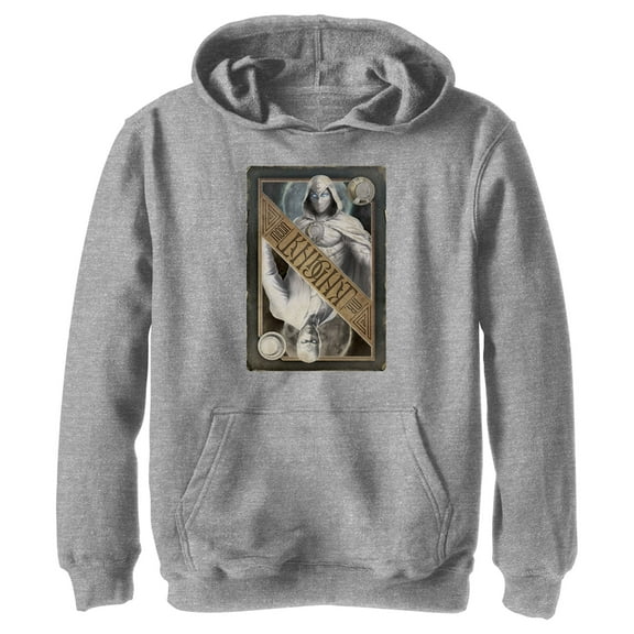 Boy's Marvel: Moon Knight Split Personality Playing Card, Who Will Win  Pull Over Hoodie Athletic Heather Small