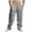 Dark Gray, variant on HomeGardon Pants for Men Drawstring Linen Pants Men Casual Fashion Loose Wide Leg Pants Pockets Beach Exercise Straight Barrel Pants,S-XXXL