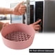 thumbnail image 3 of Injueey Olla de silicona para espesar la temperatura, bandeja para hornear con calefacción cuadrada, herramienta de cocina, revestimientos Herramientas y accesorios para hornear Rosa/S, 3 of 6