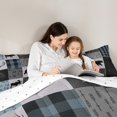 thumbnail image 5 of Manfei Bear Deer 2pcs Bedding Comforter Set,Geometric Buffalo Twin Comforter Sets,Woodland Wildlife Bedding Set,Breathable Animal Bedroom Decoration,Reversible, 5 of 8