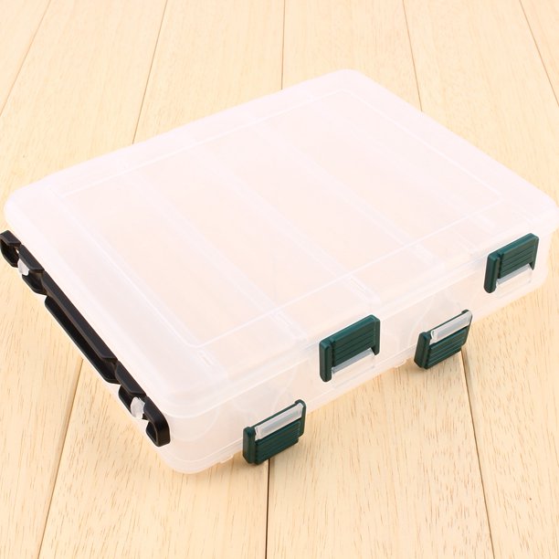 Fishing Tackle Bait Storage Boxes, Portable Double-Sided Lure