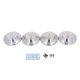 thumbnail image 1 of 4 Pack 5 Inch Pool Table Leg Levelers Adjustable Heavy Duty for Foosball Table, Ping Pong Table, 1 of 4