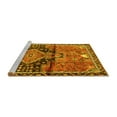 thumbnail image 2 of Ahgly Company Machine Washable Indoor Rectangle Persian Yellow Traditional Area Rugs, 8' x 10', 2 of 4