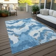 thumbnail image 6 of Addison Rugs Chantille Indoor/Outdoor Transitional Abstract Blue Washable Rectangle Rug, 8' x 10', 6 of 6