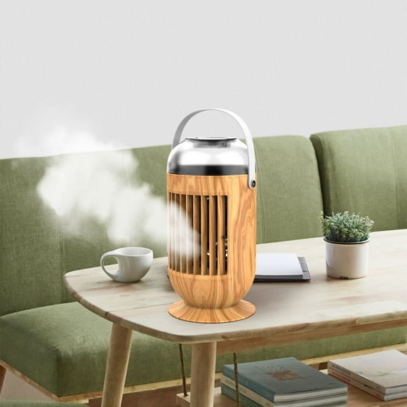 Iumwxz air conditioner Fan USB Desktop Conditioner Office Home Small Humidifying Fan portable ac Khaki Plastic Reduced Price